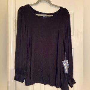 ModCloth Long Sleeve Black Blouse with Tags - 1X